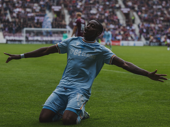 Maswahise celebrates his goal