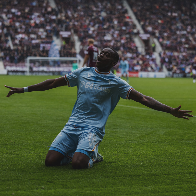 Maswahise celebrates his goal